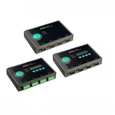 NPort 5430 4-портовый асинхронный сервер RS-422/485 в Ethernet MOXA