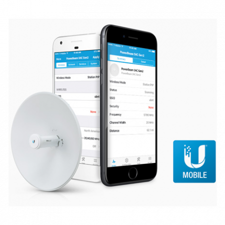 Беспроводной мост Ubiquiti PowerBeam AC Gen2 (комплект 5шт)