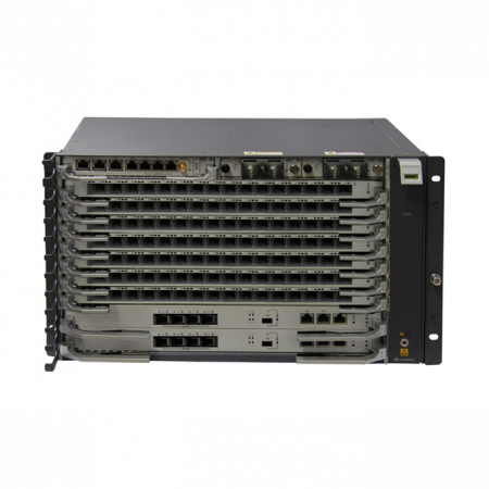 6RU шасси Huawei OLT GPON, 7 слотов для установки интерфейсных модулей, 4x10G порта