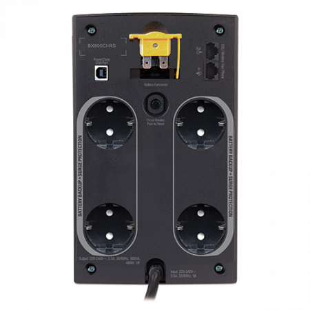 Источник бесперебойного питания Back-UPS, 480Вт/800ВА, 230В, BX800CI-RS