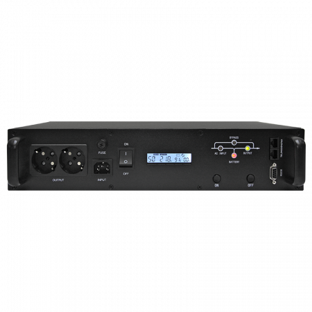 Источник бесперебойного питания Line-Interactive, 1000 VA, Rackmount LCD (чистый синус на выходе)