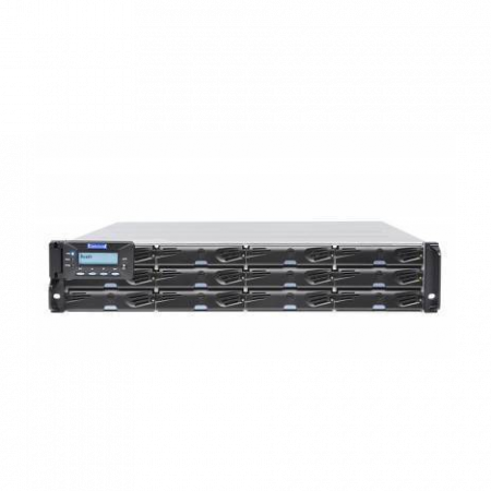 Система хранения данных Infortrend DS3012RUC-C Gen2 (2xCtrl, до 12xHDD, 2xSAS12G внеш. порт, 2x4GB, 8x1G портов iSCSI)