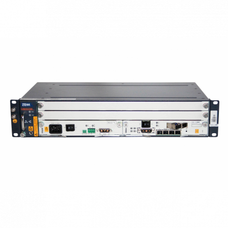 2RU шасси ZTE OLT GPON, 2 слота для установки интерфейсных модулей, 10G, AC