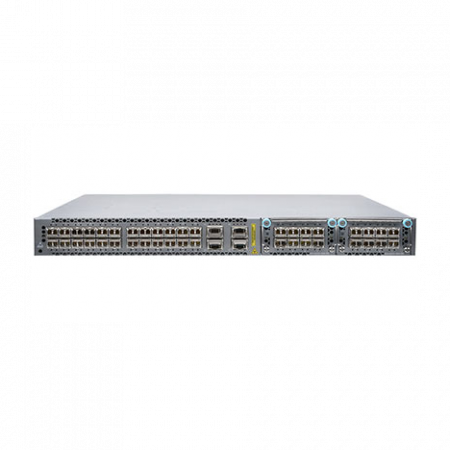Коммутатор Juniper EX4600, 24 SFP+/SFP ports, 4 QSFP+ ports, 2 expansion slots, redundant fans, 2 AC power supplies, front to back airflow