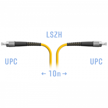 Патчкорд оптический FC/UPC SM 10м