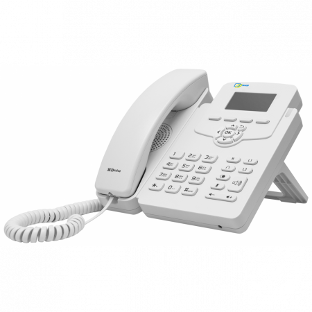 IP-телефон SNR-VP-52W без БП, поддержка PoE, белый цвет