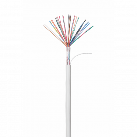 Кабель NETLAN U/UTP 16 пар, Кат.5 (Класс D), 100МГц, одножильный, BC (чистая медь), внутренний, PVC нг(B), серый, 305м