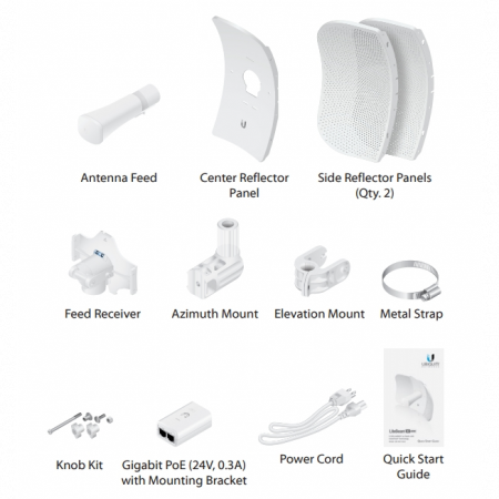Беспроводной мост Ubiquiti  LiteBeam 5AC Gen2, 5GHz, 23dBi