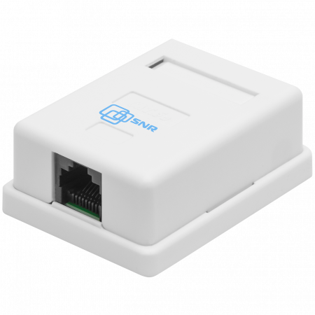 Розетка накладная 1хRJ45 (SNR-SMB-2108A)