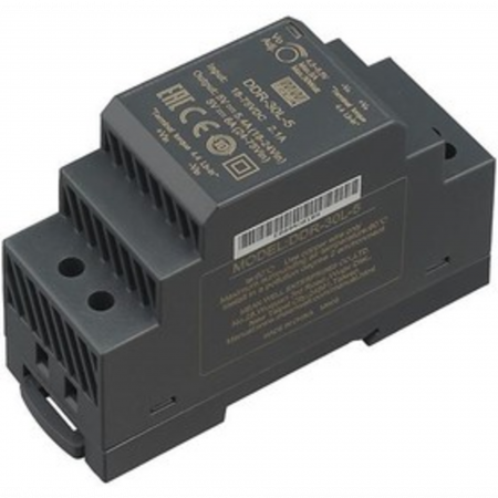 DDR-30L-5, DC/DC преобразователь, 30Вт, вход 18-75В,выход 5В/6А Mean Well