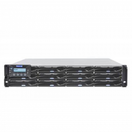 Система хранения данных Infortrend DS3012RUC-C Gen2 (2xCtrl, до 12xHDD, 2xSAS12G внеш. порт, 2x4GB, 8x1G портов iSCSI)