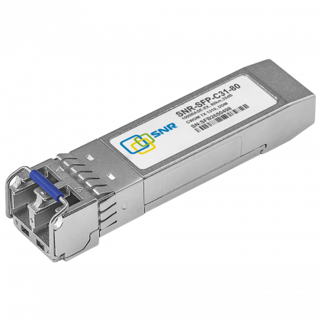 Модуль SFP CWDM оптический, дальность до 80км (32dB), 1310нм