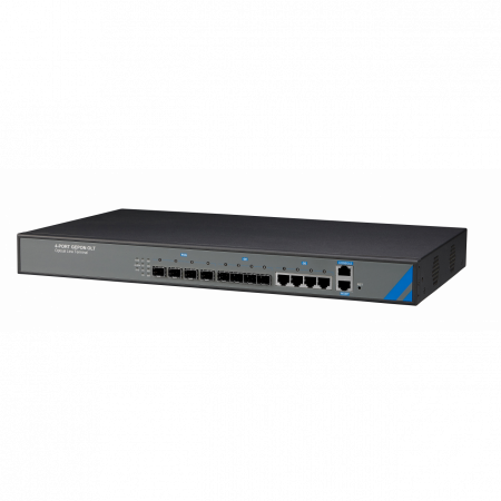 OLT C-DATA FD1104SN с 4 портами GEPON (SFP), 4 GE комбо-порта, 2 БП АC