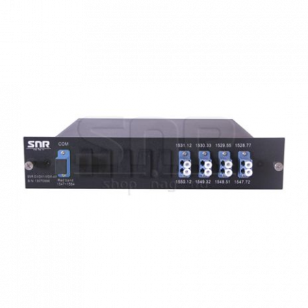 Мультиплексор DWDM одноволоконный 4-канальный в 1/2-слоте