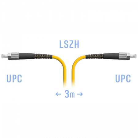 Патчкорд оптический FC/UPC SM  3m