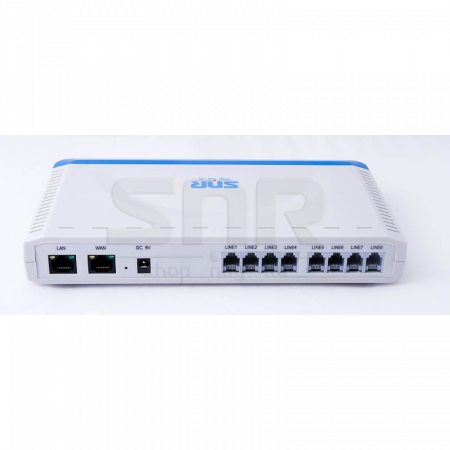 Шлюз VoIP SNR, 8 FXO, 2 RJ45