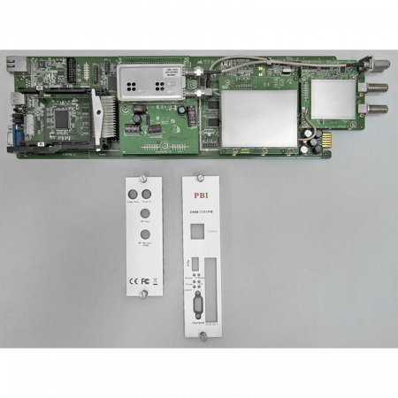 Модуль профессионального DVB-T2 приёмника и двойного аналогового модулятора PBI DMM-1701PM-04T2 (некондиция)