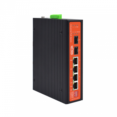 Промышленный неуправляемый коммутатор Wi-Tek PS306GF-I v2