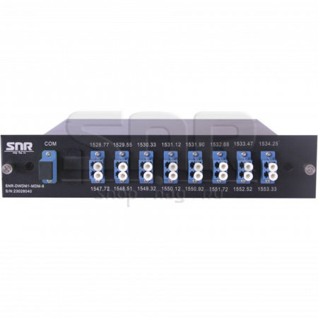 Мультиплексор DWDM одноволоконный 8-канальный в 1/2-слоте