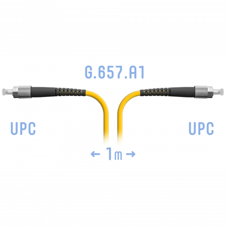 Патчкорд оптический FC/UPC SM G.657.A1 1 метр