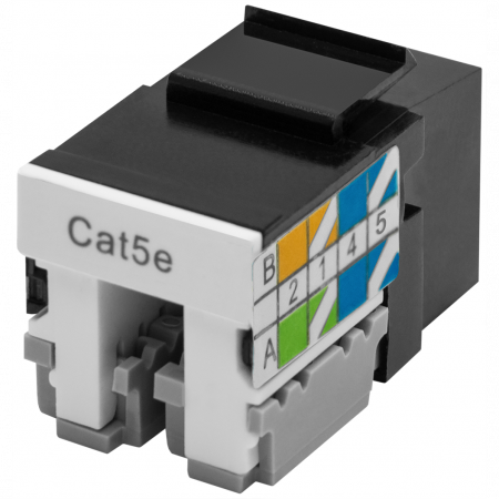Модуль Keystone Jack SNR, неэкранированный, cat.5e, вертикальная заделка, упаковка 6шт.