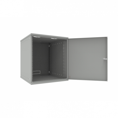 Шкаф телекоммуникационный настенный 12U, 523х600х599мм серия LITE (металлическая дверь)