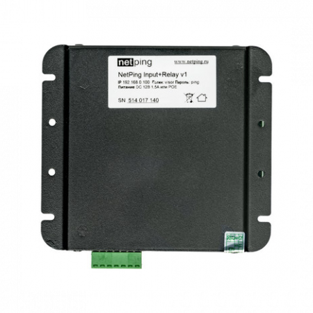 Устройство NetPing Input+Relay v1