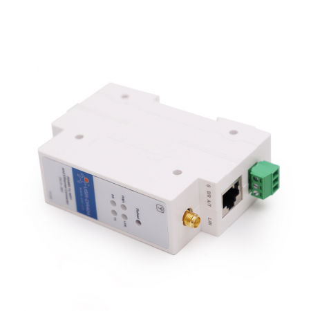 USR-DR404, 1-портовый конвертер интерфейсов RS485 в Wi-Fi/Ethernet на DIN-рейку