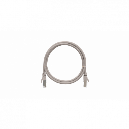 Коммутационный шнур NIKOMAX F/UTP 4 пары, Кат.5е, 26AWG, LSZH нг(А)-HFLTx, серый, 1,5м