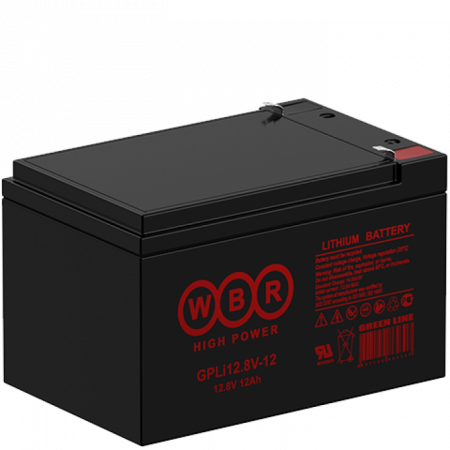 Литий-железо-фосфатный (LiFePO) аккумулятор WBR GPLi 12.8V-12K