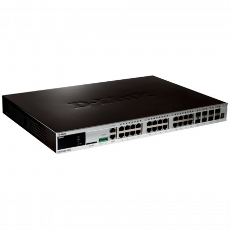 Управляемый стекируемый коммутатор 3 уровня D-Link DGS-3420-28TC/B1A