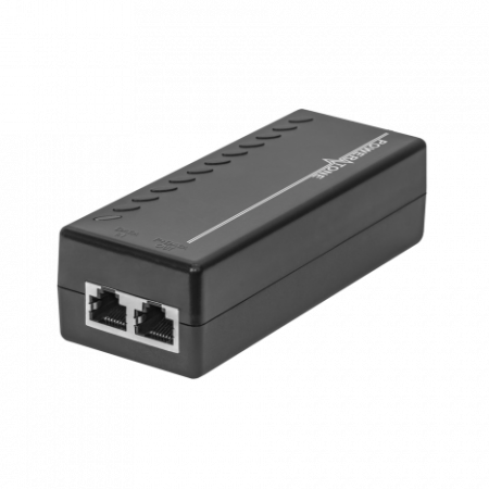 PoE инжектор неуправляемый PI-154-1A, 1x10/100/1000BASE-T 802.3af, PoE бюджет 18Вт