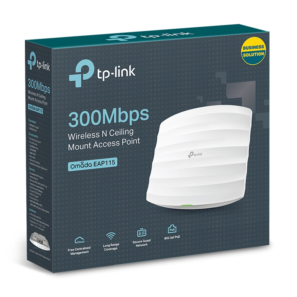 N300 Потолочная точка доступа Wi-Fi EAP115