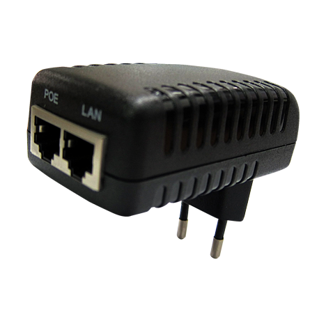 Инжектор NetPing 2x10/100Mbps 802.3af, PoE бюджет 15Вт
