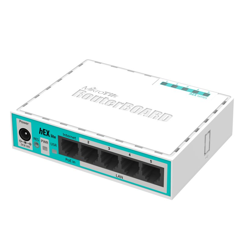 Маршрутизатор Mikrotik hEX lite RB750r2 