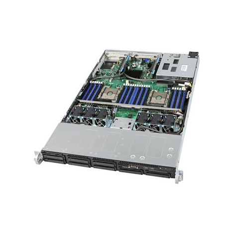Серверная платформа Intel R1208WFTYSR 1U, до двух процессоров Intel Scalable, 24xDDR4, 8x2.5 HDD, 2x10Gb Base-T, 2xM.2 PCI-Ex4, 2x1100W PSU