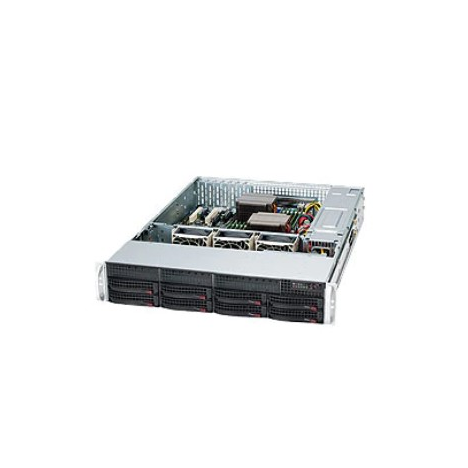 Сервер Supermicro SC825TQ-R740LPB(X9DR3-LN4F+), 2 процессора Intel Xeon 8C E5-2670 2.60GHz, 64GB DRAM