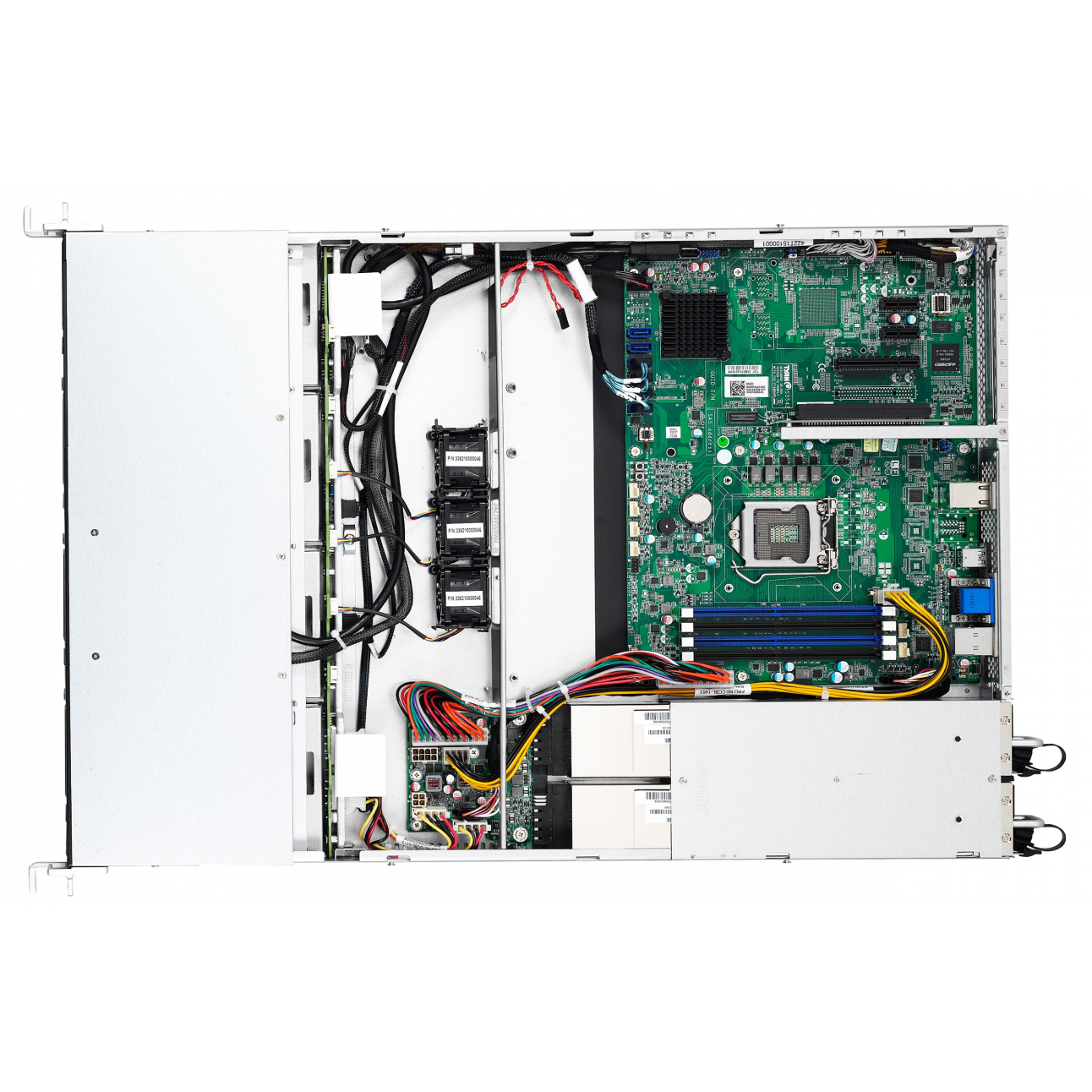 Сервер SNR-SR160R-V5, 1U, 1 процессор Intel Xeon E3-1220v5, 16G DDR4, 2x1TB HDD, резервируемый БП
