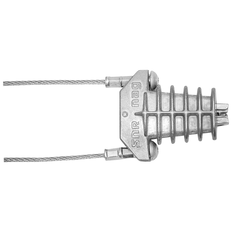 Зажим анкерный клиновой SNR-pa-400n. Подвес SNR-pa-400. Зажим анкерный клиновой для оптического кабеля. Анкерный зажим для стапеля.