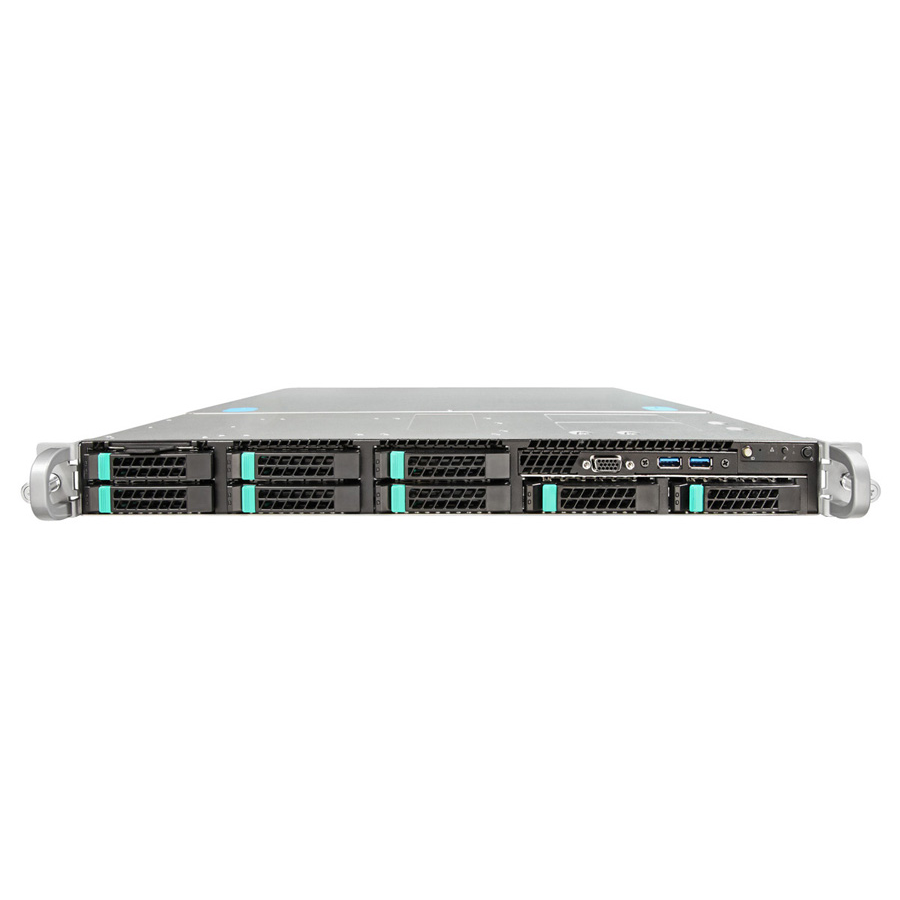 Серверная платформа Intel R1208WFTYSR 1U, до двух процессоров Intel Scalable, 24xDDR4, 8x2.5 HDD, 2x10Gb Base-T, 2xM.2 PCI-Ex4, 2x1100W PSU