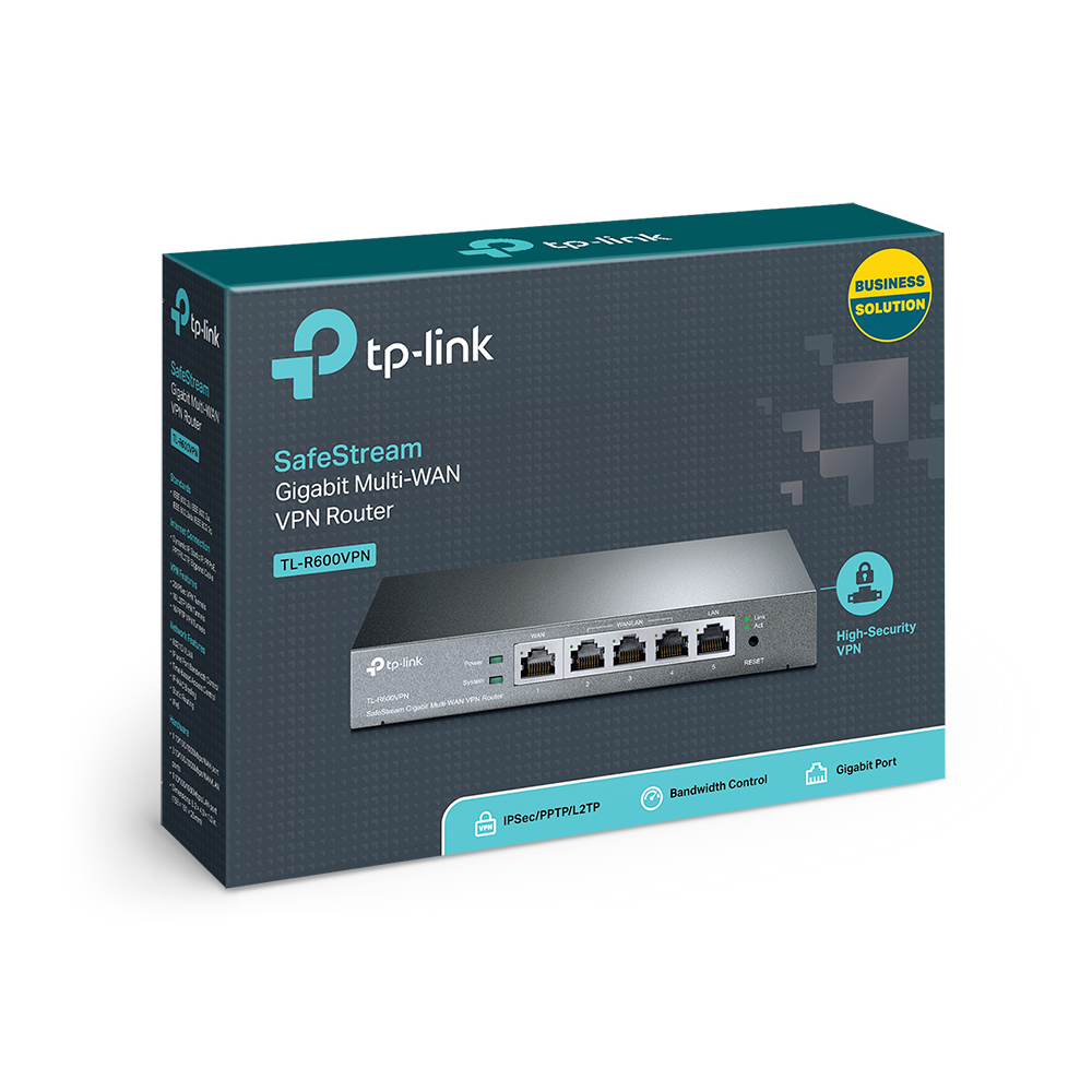 Гигабитный Multi-WAN VPN-маршрутизатор SafeStream TL-R600VPN