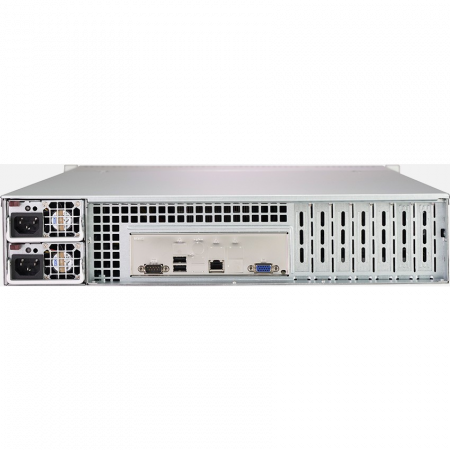 Платформа Supermicro 2U AS-2013S-C0R, До одного процессора AMD Epyc 7002, DDR4,  8x3.5 SAS/SATA HDD, 2x1GBase-T