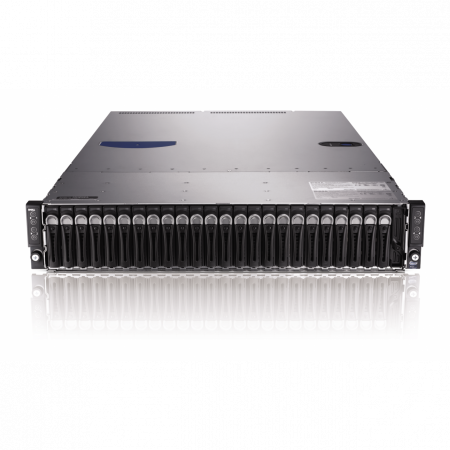 Сервер Dell PowerEdge C6220, 8 процессоров Intel Xeon 6C E5-2640 2.50GHz, 128GB DRAM, 24 отсека под HDD 2.5