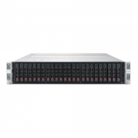Платформа Supermicro 2U SYS-2029TP-HC0R, до 8 процессоров Intel Xeon Scalable, DDR4, 24x2.5 HDD, 8x10GBase-T