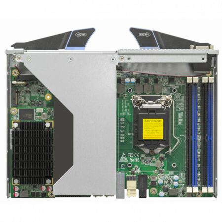 Серверная платформа SNR-SR2116R, 2U, E3-1200v6, DDR4, 16xHDD, резервируемый БП