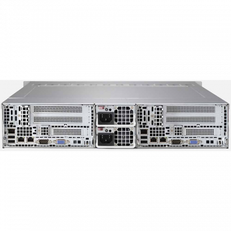 Сервер Supermicro 6027TR-DTRF, 4 процессора Intel Xeon 8C E5-2650v2 2.60GHz, 64GB DRAM