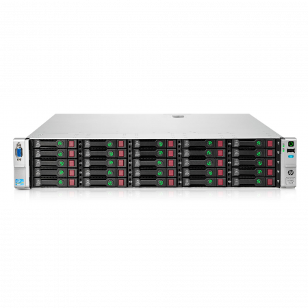 Сервер HP Proliant DL380p Gen8, 2 процессора Intel Xeon 6C E5-2640, 32GB DRAM, 25SFF, P420i/1GB FBWC
