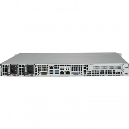 Платформа Supermicro 1U AS-1013S-MTR, До одного процессора AMD Epyc 7002, DDR4, 4x3.5 SATA HDD, 2x1GBase-T