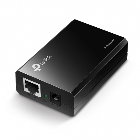 Инжектор TP-Link TL-POE150S v4 2x10/100/1000Mbps, 802.3af, PoE бюджет 15Вт