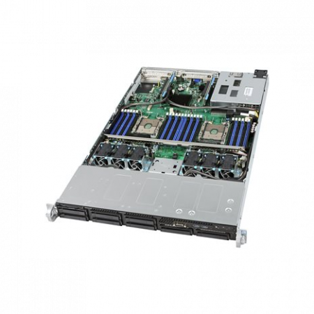 Серверная платформа Intel R1208WFTYSR 1U, до двух процессоров Intel Scalable, 24xDDR4, 8x2.5 HDD, 2x10Gb Base-T, 2xM.2 PCI-Ex4, 2x1100W PSU